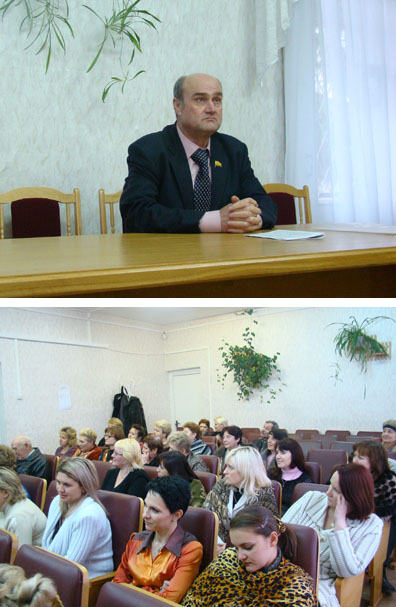 Депутат Государственного Совета Чувашской Республики Ю.М. Кислов в городе Шумерле провел выездную встречу с населением